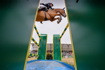 Ben Maher is back with a bang on the mighty Explosion W